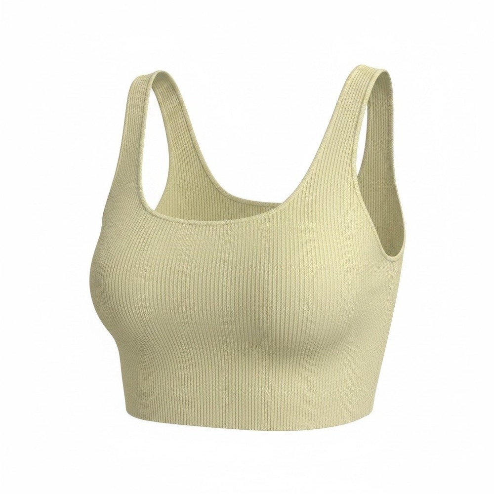 House of Harlow 1960 Ribbed Cropped‎ Tank Top Large Knit vintage inspired